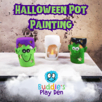 Halloween Pot Painting
